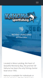 Mobile Screenshot of kahunasportfishing.com